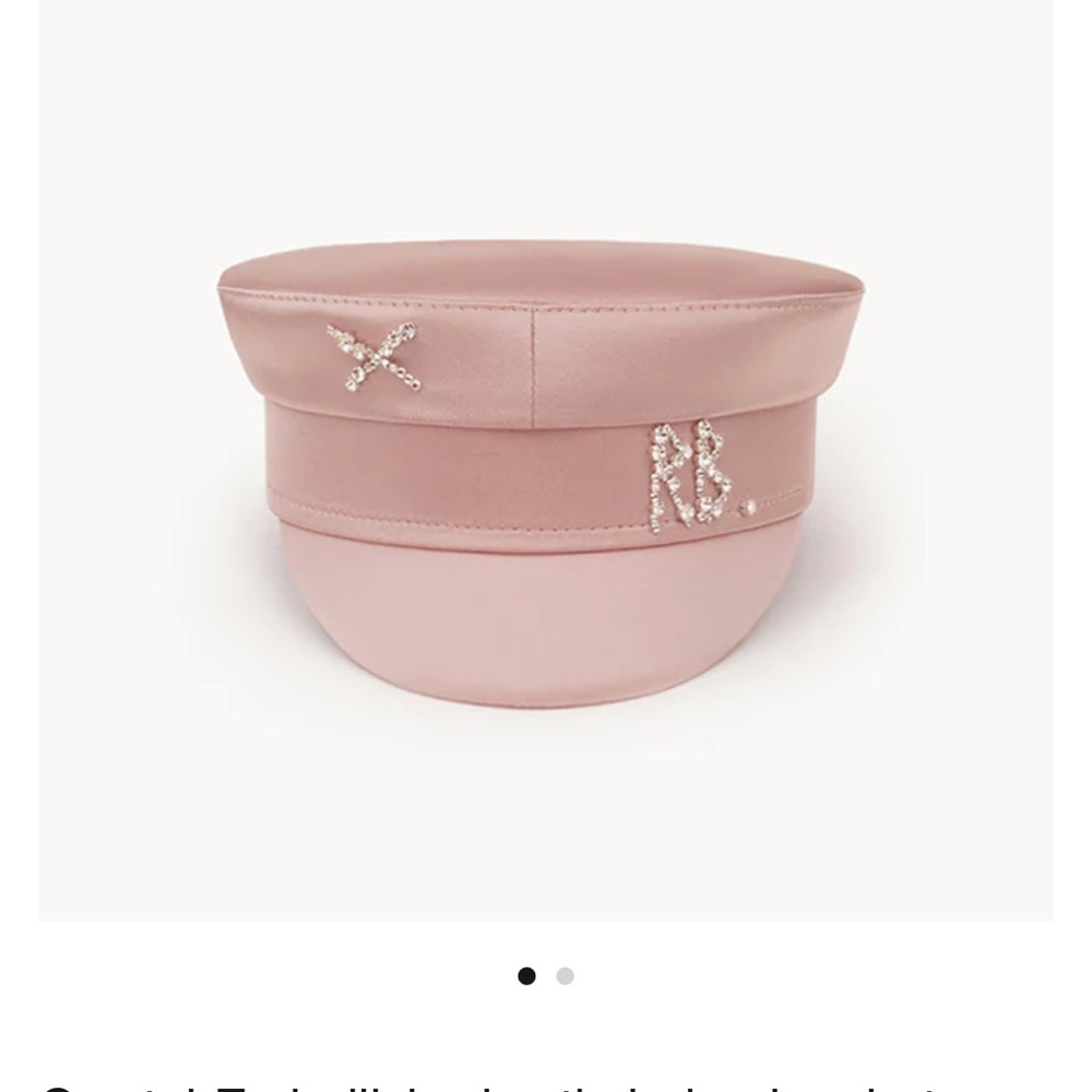 Pink Embellished Women's Hat